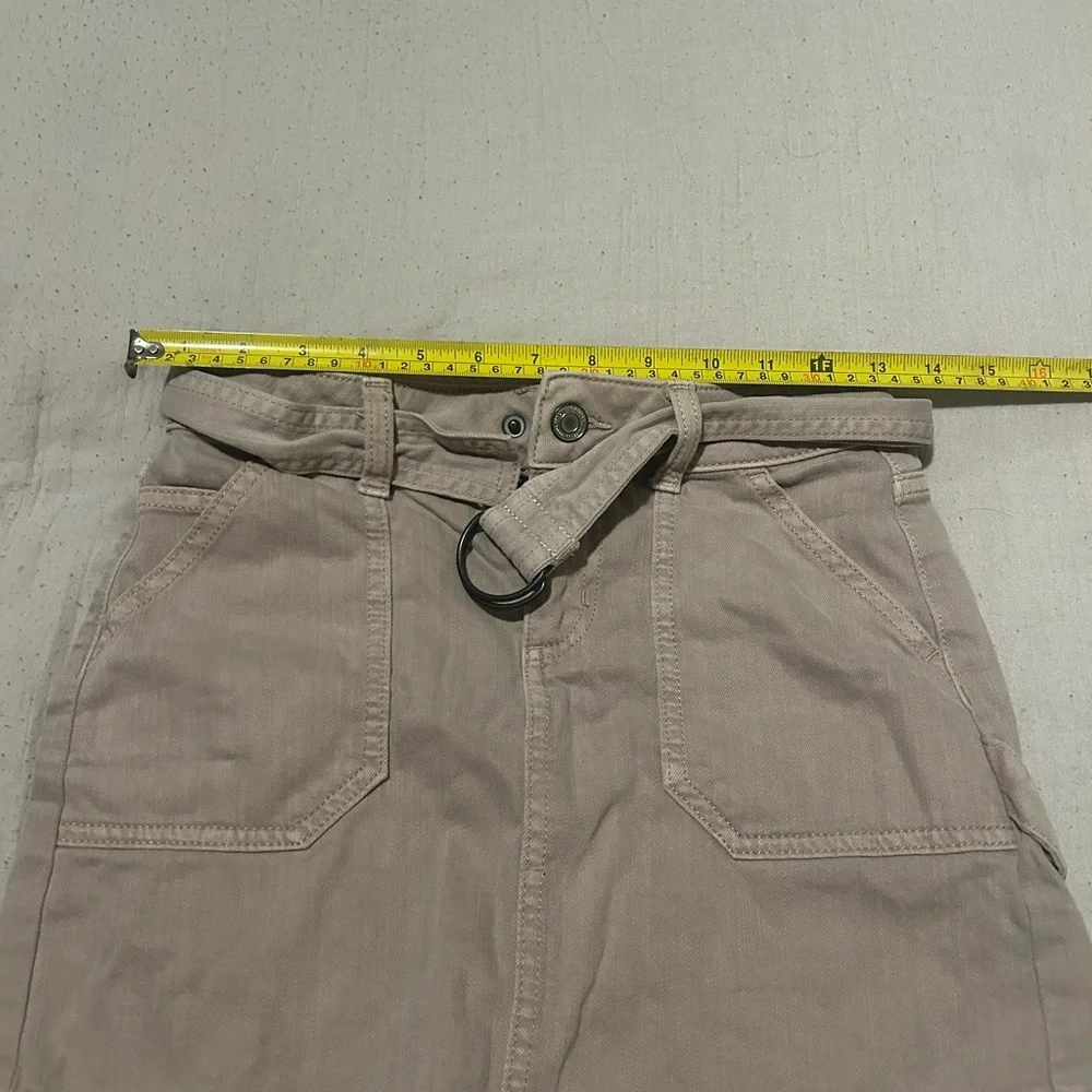 SO Beige Mini Skirt with Belt